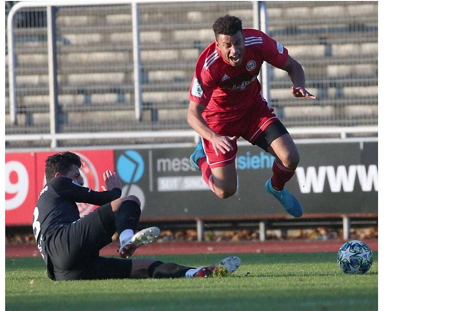 Angreifer Kevin Dabo erzielte ein wichtiges Tor in einer engen Spielphase. Foto: Axel Randow
