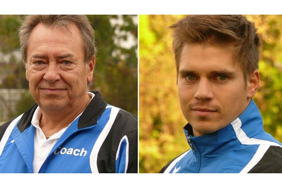 Matthias und Winfried Luginger werden den FC Neuhadern gemeinsam trainieren. Foto. FC Neuhadern.