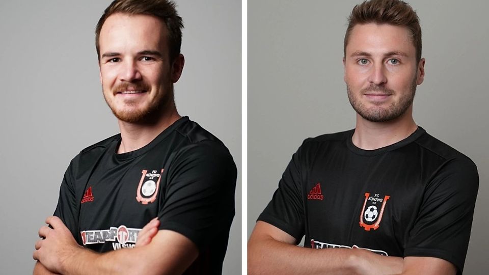 Christian Seidl (li.) und Andreas Drexler werden beim Topspiel in Ruhmannsfelden nicht aktiv ins Geschehen eingreifen können 