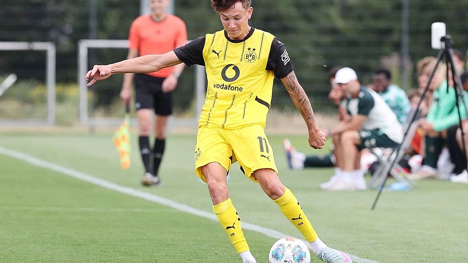 Arne Wessels im BVB-Trikot. 