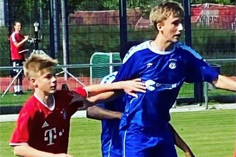 Schwer zu halten: Mit einer Größe von 1,90 Metern hat Nicolas Meurer (r.), hier im Spiel gegen den FC Bayern, einen körperlichen Vorteil.