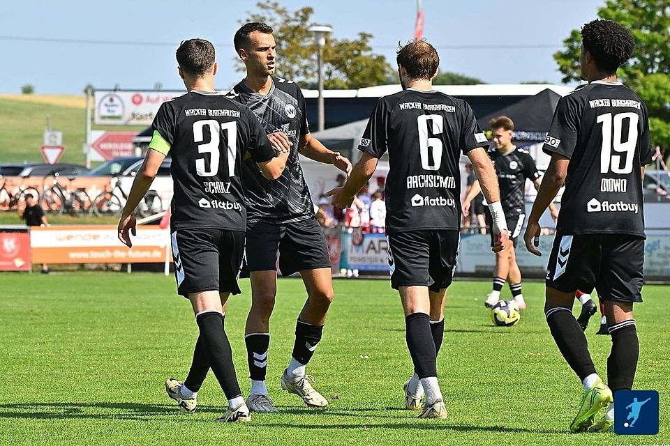 Burghausen machte es fast zweistellig.