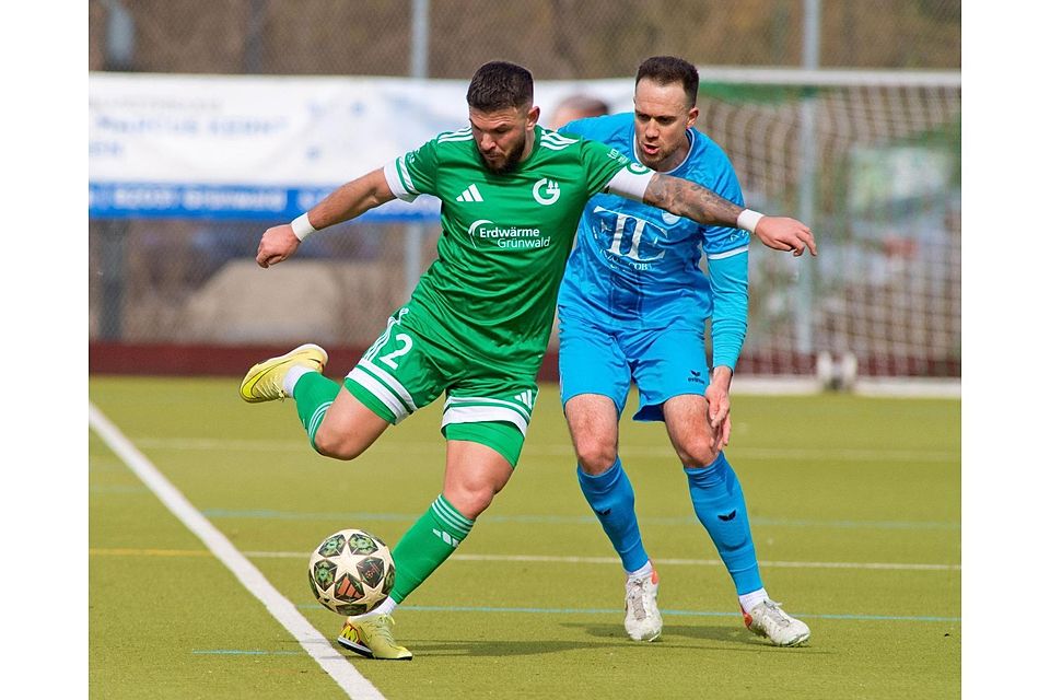 Mit dem nötigen Willen: Marco Bornhauser (l.) und die Grünwalder festigen Platz vier in der Tabelle.