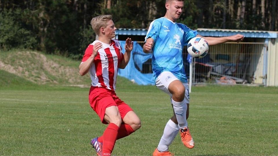 Szene aus der Vorwoche zwischen Petersroda und Merzien F: Kölbel