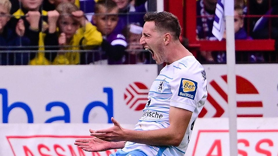 Treffer, versenkt: Meris Skenderovic bejubelt sein Tor zum 2:0 in Osnabrück, mit dem der VfL besiegt war.