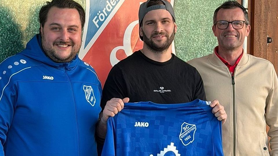 v.links: Michael Hagin, Andreas Zapf, Spielausschuss Martin Hils