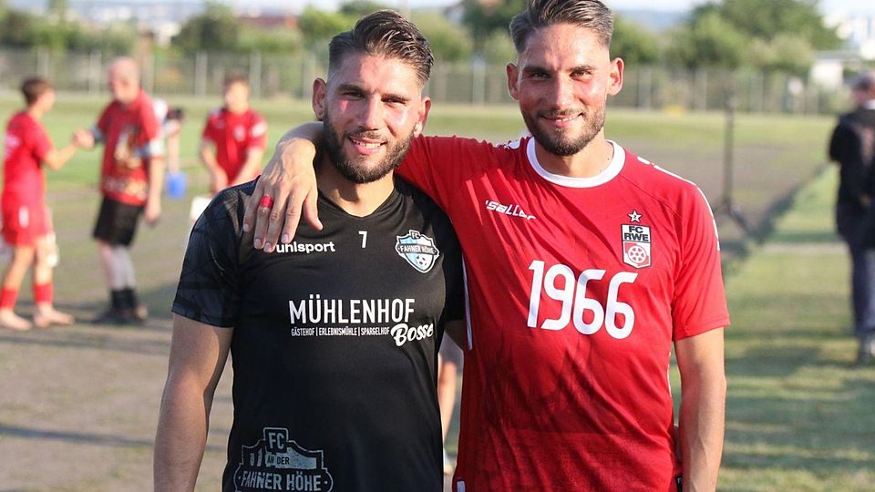 Ein Familienfoto beim bisher einzigen Duell: Daniel (links) und Andy (rechts).