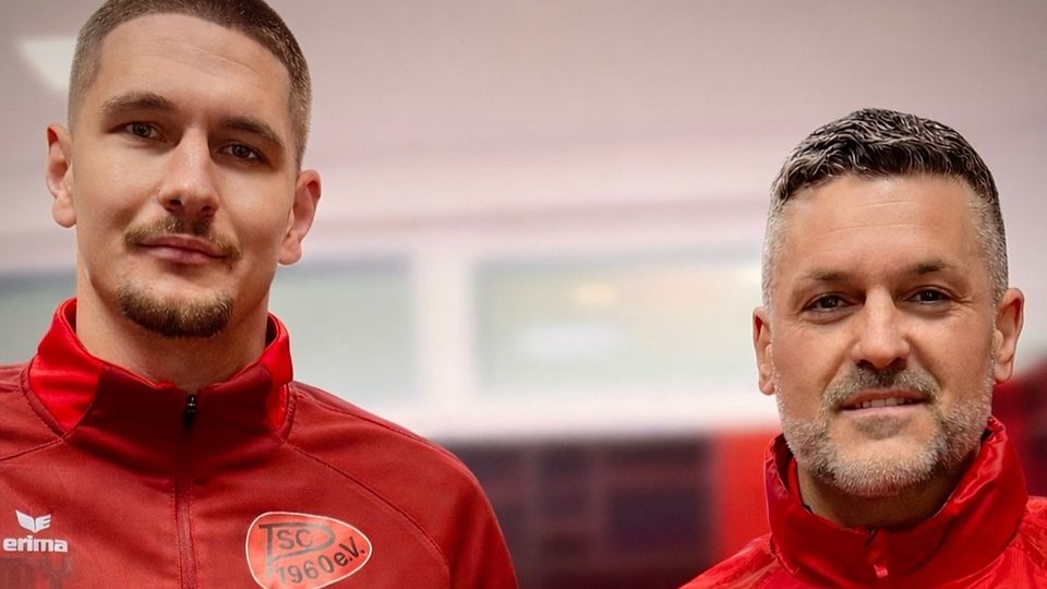 SCP-Coach Vito Lombardi (rechts) mit Giulien Kaps.