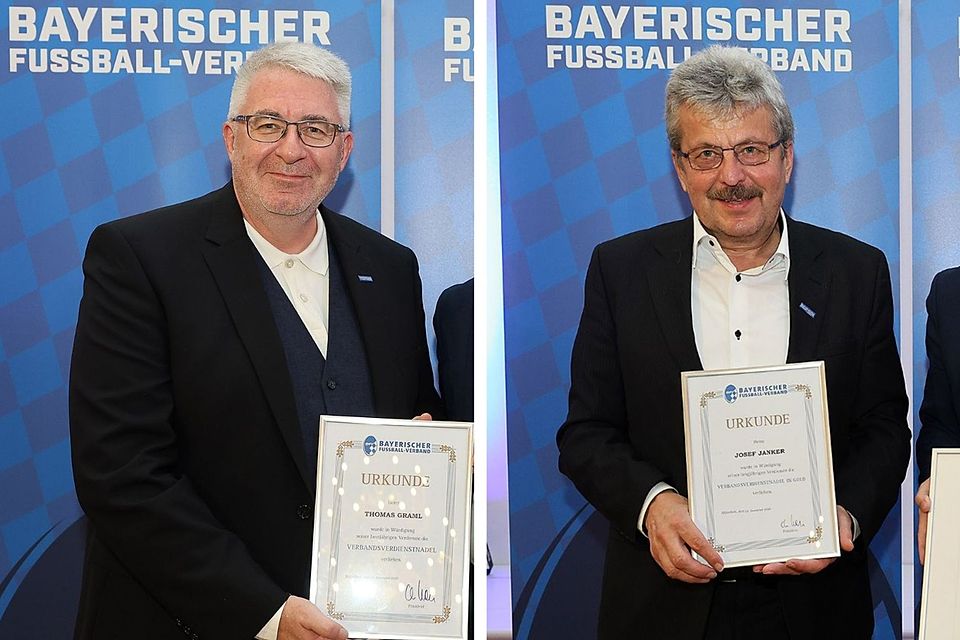 Thomas Graml (linkes Bild) und Josef Janker wurden ausgezeichnet.