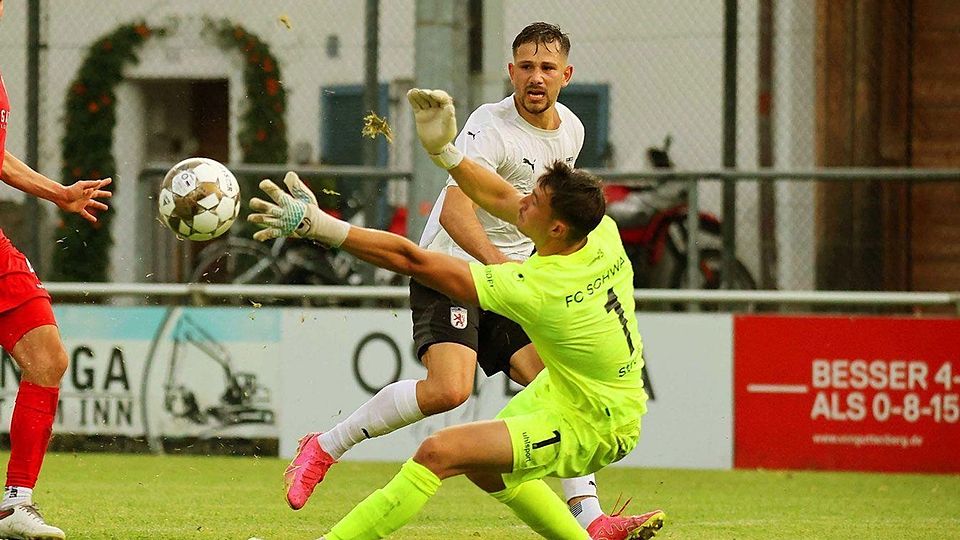 Torhüter Philipp Strunk spielte vor seiner Zeit in Schwaig für Moosinning und Finsing.