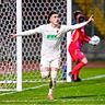 Der 18-jährige Kerim Yaman avcancierte mit seinem Doppelpack gegen Viktoria Aschaffenburg zum Augsburger Matchwinner.