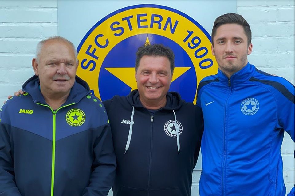 Das neue Trainerteam der Sterner Reserve: "Hansi" Minning, Goran Markov und Max "Mü" Müller. (v.l.n.r.)