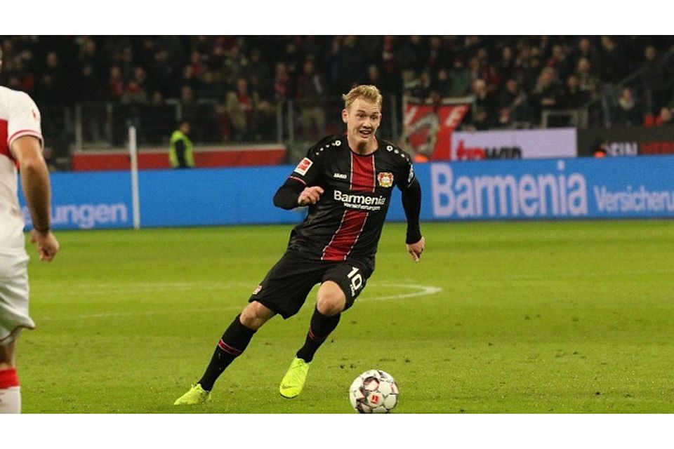 Der BVB verpflichtet zur neuen Saison Nationalspieler Julian Brandt vom Liga-Konkurrenten Bayer 04 Leverkusen. Foto: Heiko van der Velden