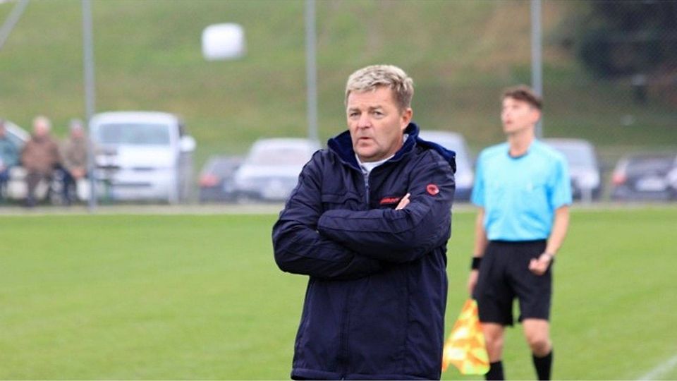 Andreas Klein wird nach der laufenden Spielzeit sein Traineramt beim FC Walkertshofen zur Verfügung stellen. F: Utz