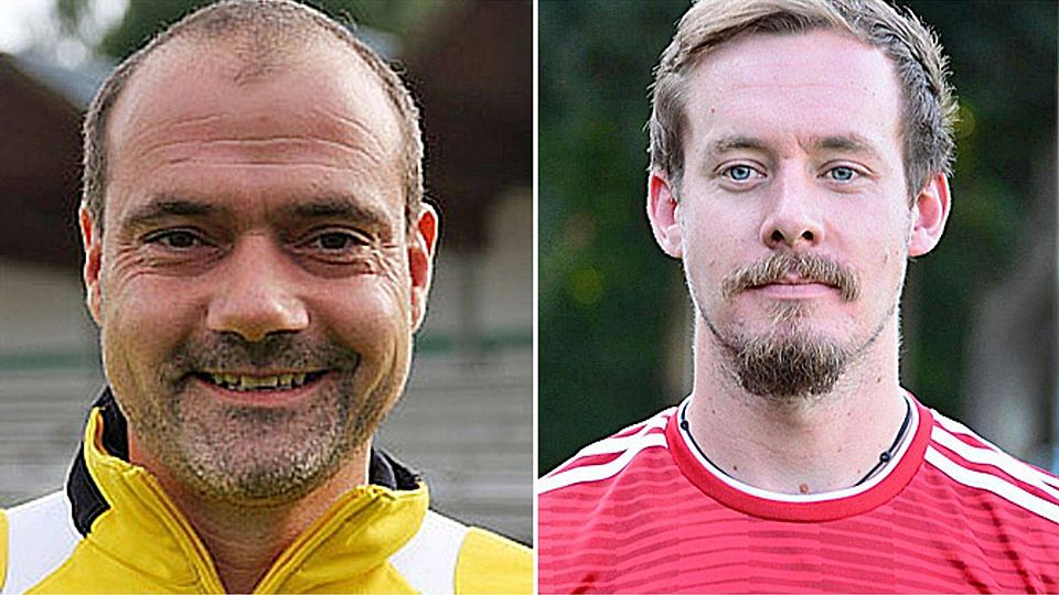 Neu auf der Kommandobrücke des FC Memmingen II: Marcus Eder (links) und der spielende Co-Trainer Stefan Heger (rechts).