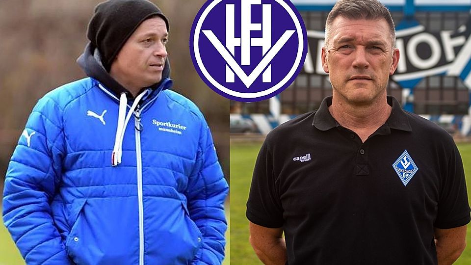 René Gölz (l.) hört zum Saisonende als Trainer in Heddesheim auf. Sein Nachfolger wird Frank Hettrich.