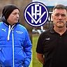 René Gölz (l.) hört zum Saisonende als Trainer in Heddesheim auf. Sein Nachfolger wird Frank Hettrich.