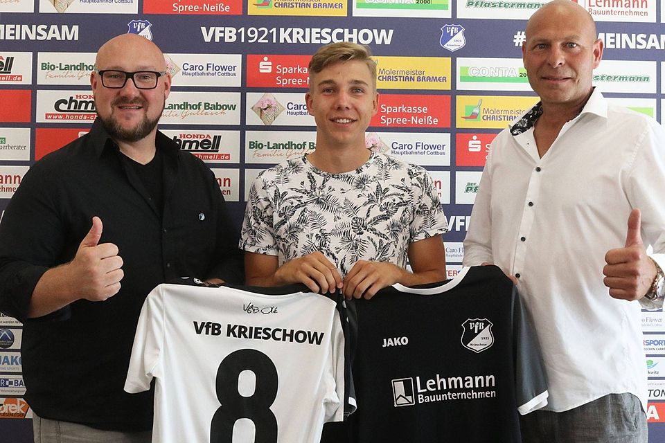 Colin Raak schließt sich dem VfB Krieschow an.