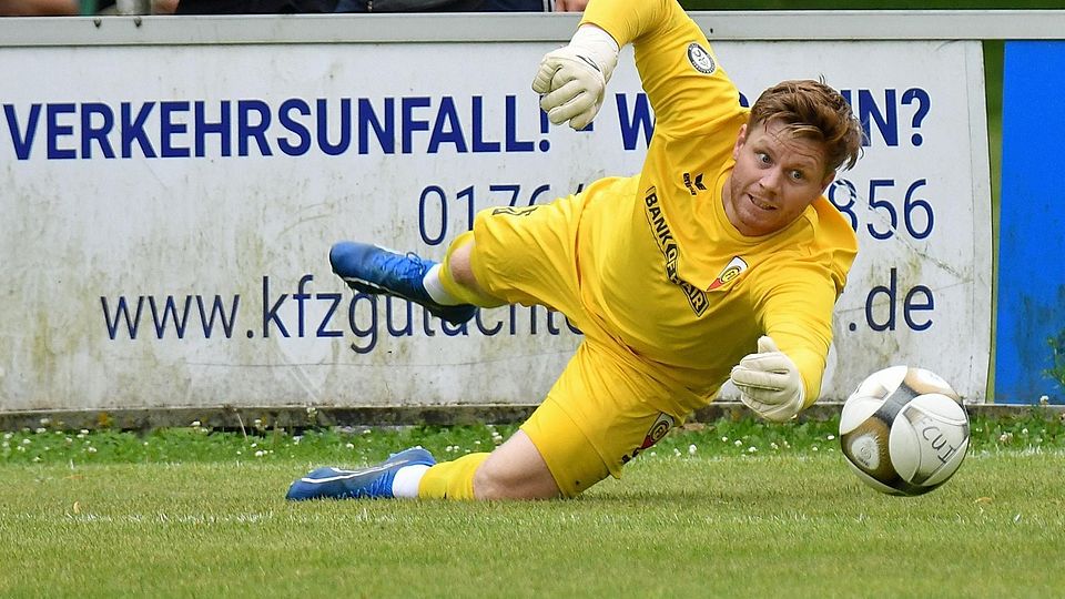 Kehrt ins Tor zurück: Der Unterföhringer Spielertrainer Sebastian Fritz steht gegen Wacker wieder im Tor.