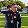 Du, ins Tor! VfB-Coach Ivica Coric (Mi.) hat derzeit auch keine Alternative zu Stammkeeper Marko Susac (re.). christian riedel