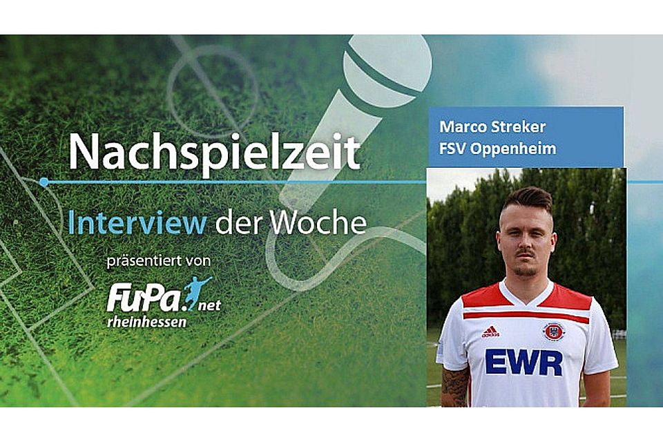 Heute zu Gast in unserem Interview der Woche: Marco Streker, Torjäger beim FSV Oppenheim, der am Wochenende sechs Treffer beim 7:1-Sieg gegen Saulheim erzielen konnte.   F:Claus-Walter Dinger