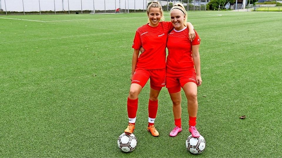 Wichtige Personalien beim TSV Plattenhardt: Jessica Schröter und Justine Straub (von links) sind zurück beim TSV Plattenhardt. Foto: Tom Bloch
