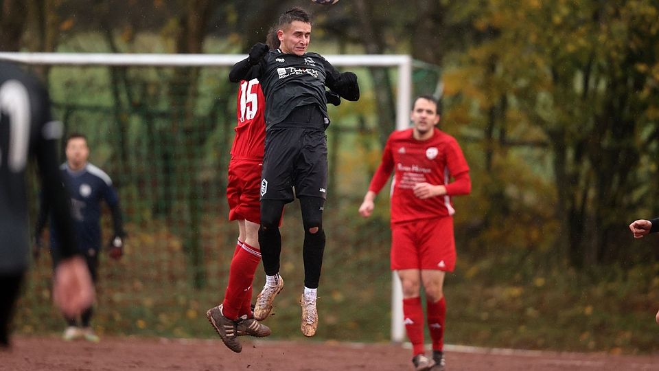 Tim Nottinger ist der Torgarant der SG Nusbaum. Auch die Kopfballstärke zählt zu den Qualitäten des 25-Jährigen. 