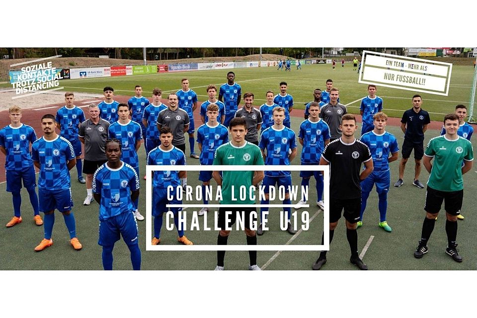 Als Ausgleich für die fußballfreie Zeit, startet die U19 des SV Gonsenheim mit der "Lockdown-Challenge".