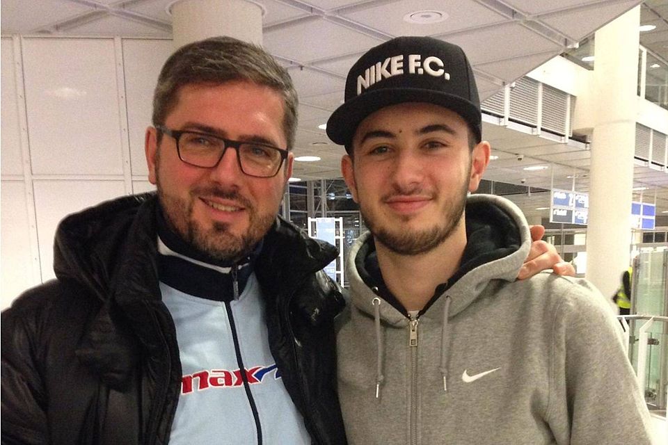 Letzte Saison noch Trainer und Spieler, zu jederzeit Vater und Sohn - und vor allem Freunde: Paolo (links) und Fabio Maiolo.
