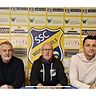 Rüdiger Hoppe (links) ist der neue Chefcoach des SSC Weißenfels. 