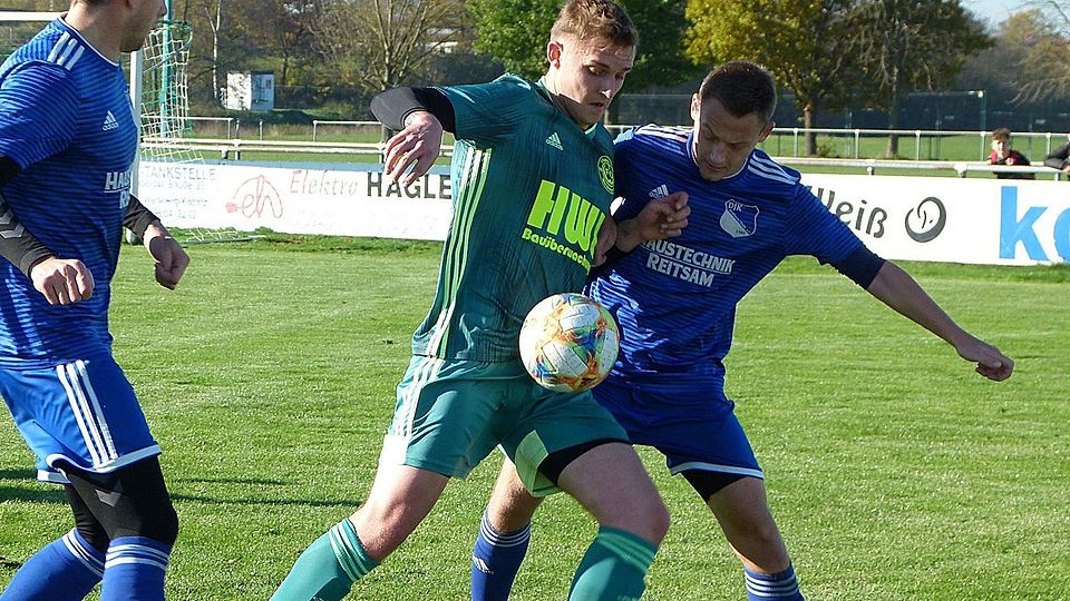Die DJK Weihern/Stein und der FC Wernberg II (in Grün, hier eine Spielszene gegeneinander) verschmelzen ab Sommer zu einer SG.