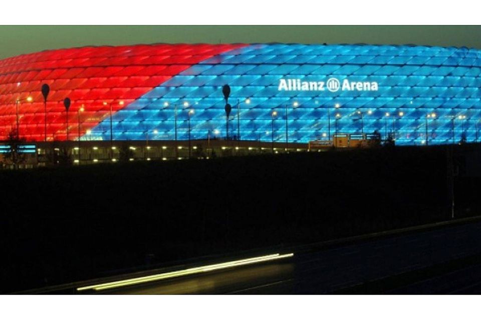 Die Allianz Arena wird nicht Schauplatz des Derbys zwischen dem FC Bayern II und dem TSV 1860. Foto: dpa / Peter Kneffel