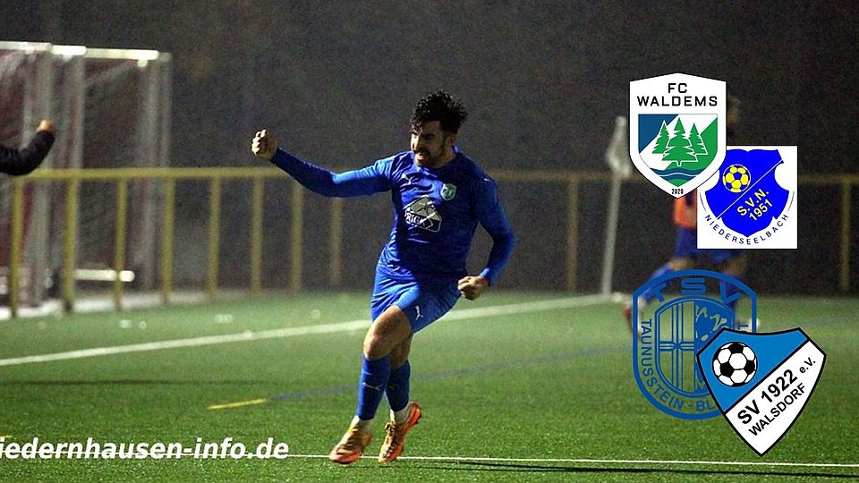 Jubel kurz vor dem Ende: Florian Kratz traf kurz vor dem Schlusspfiff zum 5:4-Sieg für den FC Waldems gegen Ligakonkurrent SV Niederseelbach.