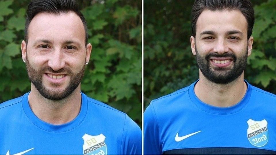 Vincenzo (li.) und Domenico Contento spielen künftig für den FC Aschheim. F: Alexander Starostzik