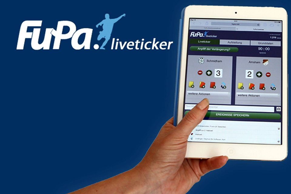 Der neue FuPa-Liveticker bietet jede Menge neue Features