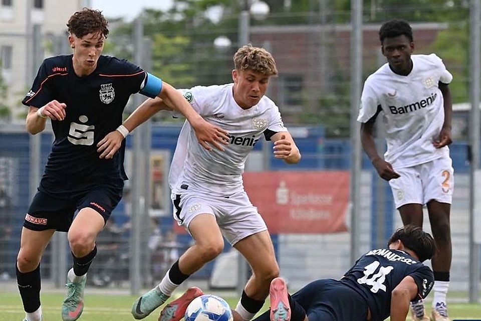 BAyer Leverkusens U19 ist nur knapp am Meistertitel vorbeigeschrammt.