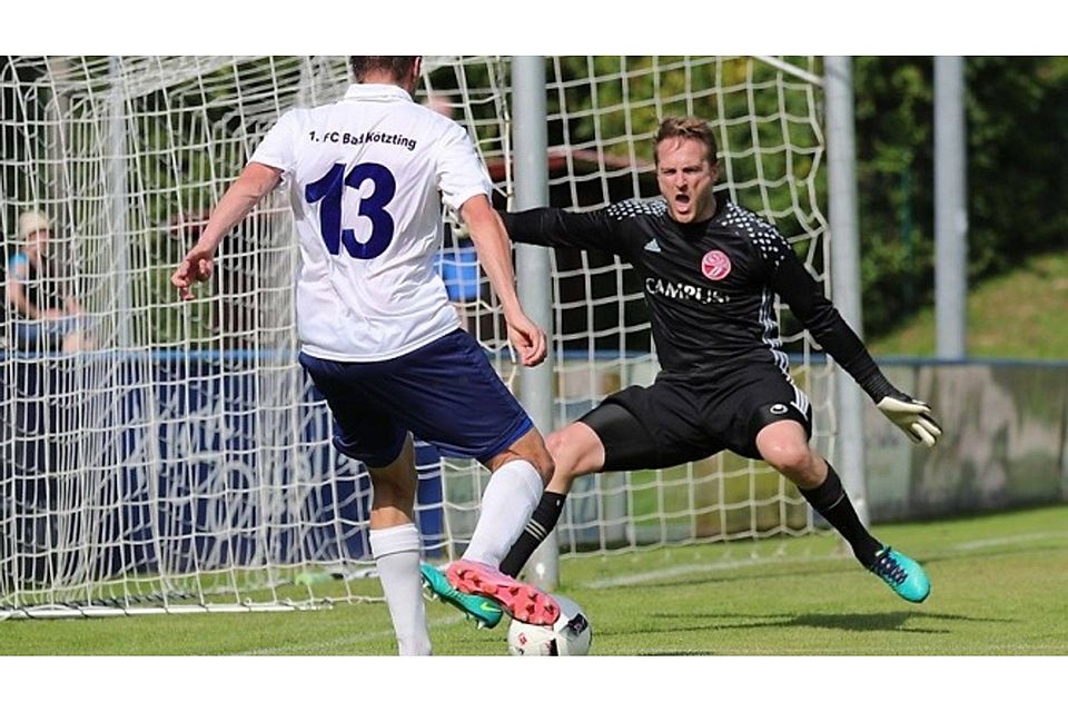 Ein Tor reichte den Kötztingern gegen Donaustauf am Samstagnachmittag nicht zum Sieg. F: Tschannerl