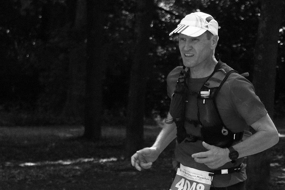 Jörg Stutzke vor zwei Jahren bei einem Lauf in Bad Pyrmont.