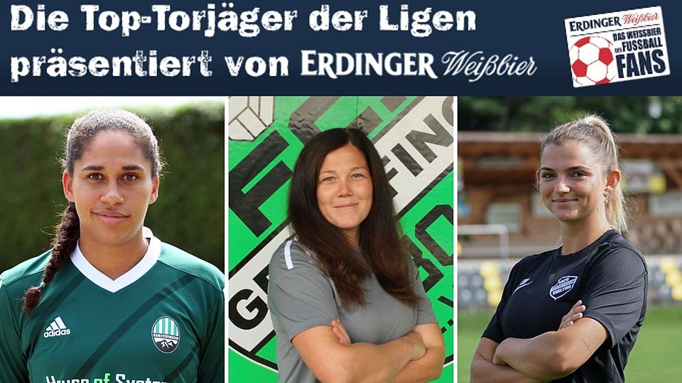 Die besten Torschützen der Bezirksliga 02: Schelling (l.), Acar (M.) und Wisniewski (r.).