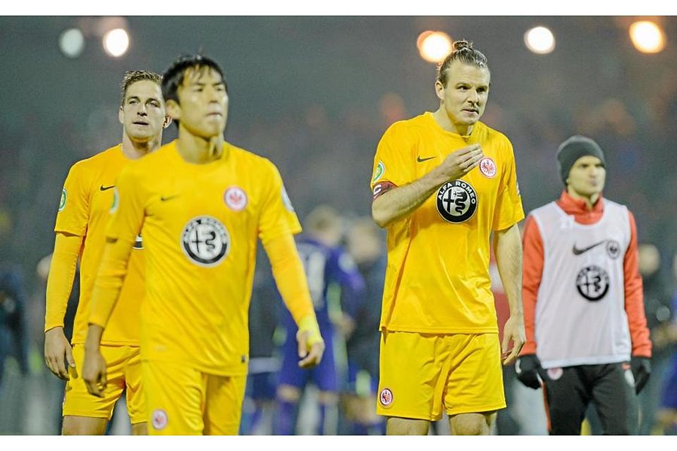 Die ehemaligen Profis von Eintracht Frankfurt, Bastian Oczipka, Makoto Hasebe und Alexander Meier (von links), geben sich am Mittwoch beim SV Affolterbach die Ehre. Archivfoto: dpa Die ehemaligen Profis von Eintracht Frankfurt, Bastian Oczipka, Makoto Hasebe und Alexander Meier (von links), geben sich am Mittwoch beim SV Affolterbach die Ehre. Archivfoto: dpa