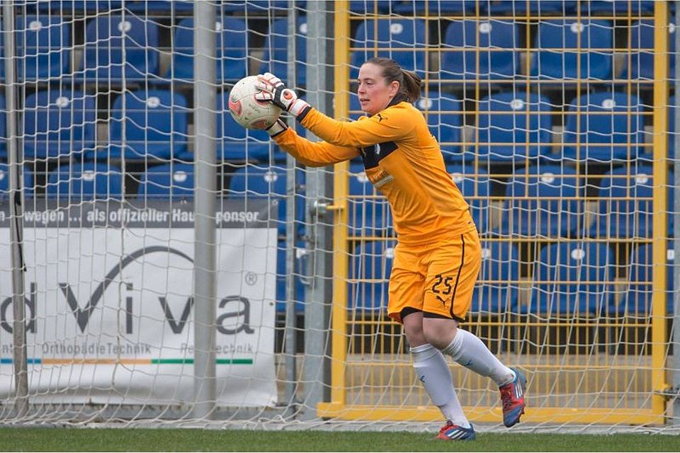 TSG-Torhüterin Kristina Kober verletzte sich im Training schwer.   Foto: Uwe Grün
