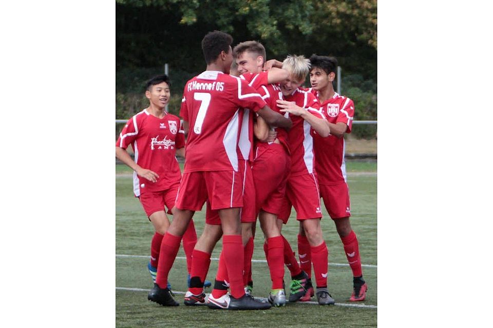 Die U-16-Mannschaft des FC Hennef  05 will ihre Siegesserie in der Mittelrheinliga fortsetzen. Foto: Pohl