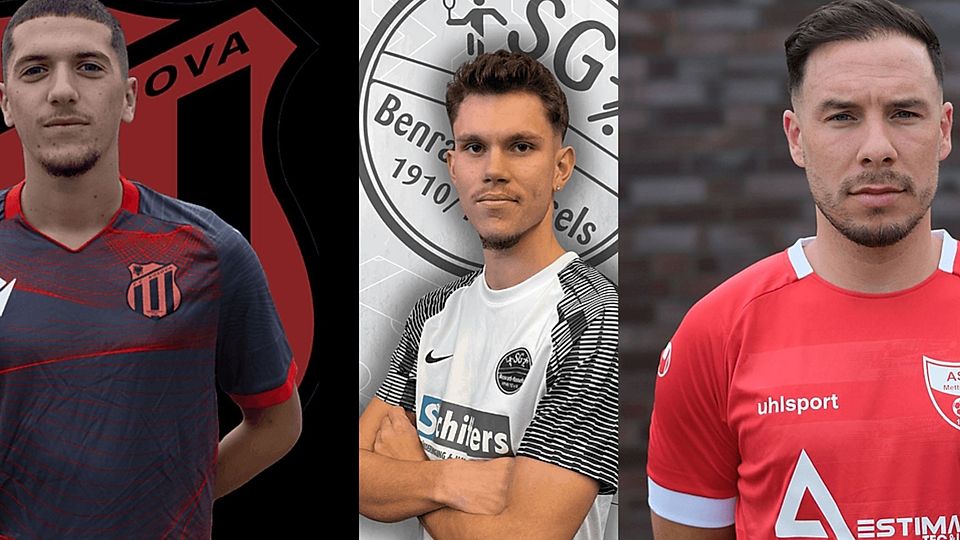 Drei Dreierpacker in der Bezirksliga, Gruppe 1 (von links): Resul Ahmeti, Lars Pöth und Ahmet Kizilisik.