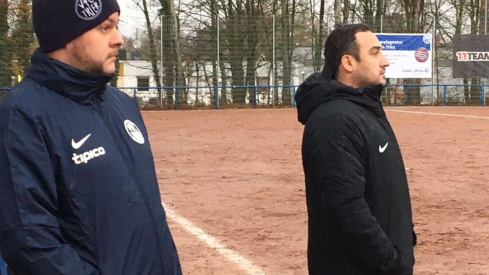VfL-Trainer Bilal Boussi und sein Co Benedikt Maxheim konnten sich am Ende über einen knappen Sieg freuen. 
