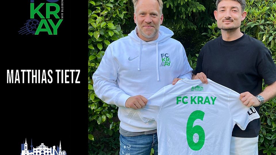 Matthias Tietz wird parallel für Krays Sponsor arbeiten. 