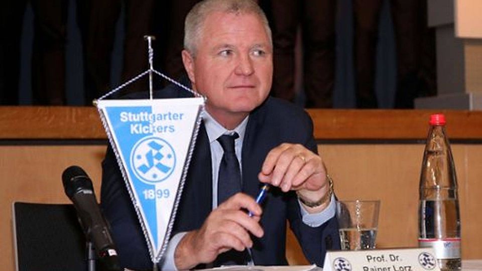 Rainer Lorz: Seit 2010 Präsident der Stuttgarter Kickers.