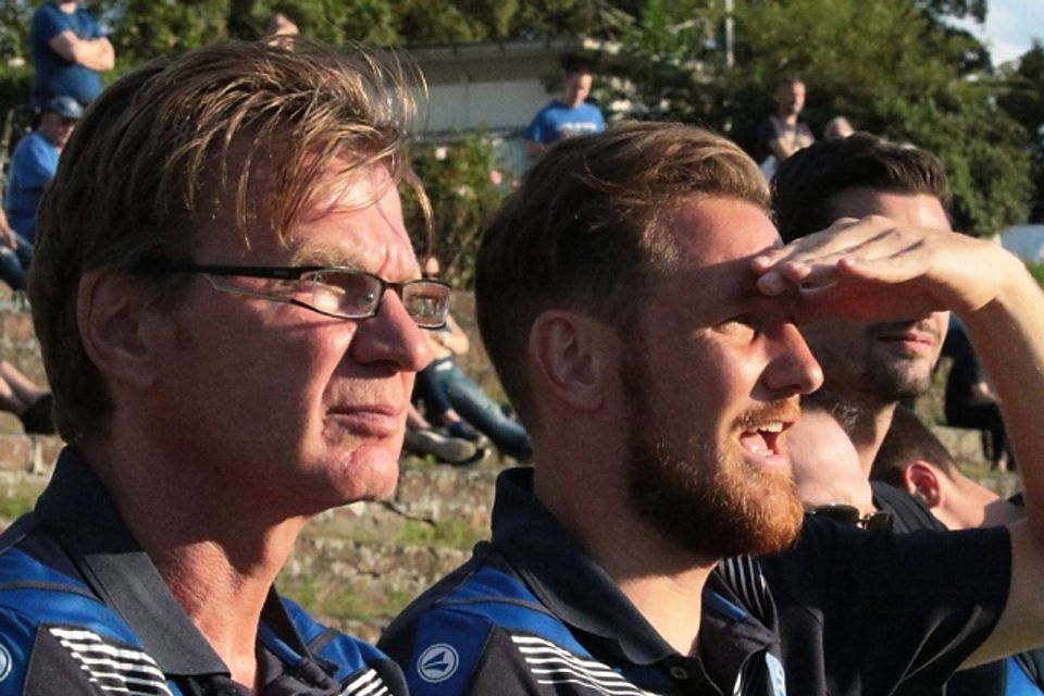 Der SV Waldhof auf Trainersuche: Auch eine interne Lösung mit den bisherigen Co-Trainern Klaus Heitz (li.) und Michael Fink (ist denkbar. F: SVW