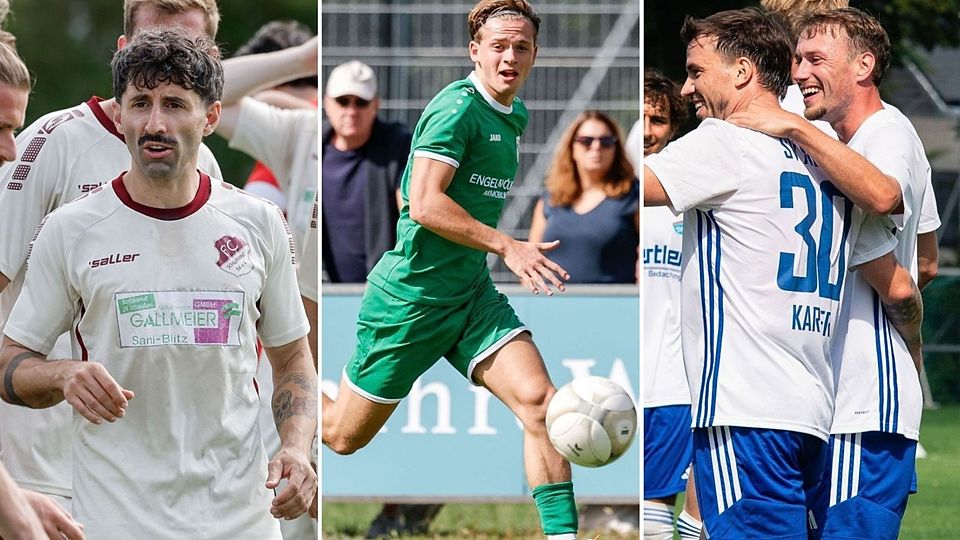 Sibilia (li.), Adelwart (Mi.) und Besel (re.) sind die FuPa MVPs.