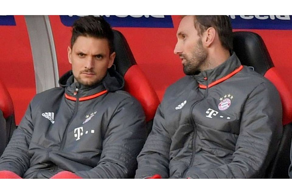 Stammplatz auf der Bank des FC Bayern: Sven Ulreich (l.) und Tom Starke.