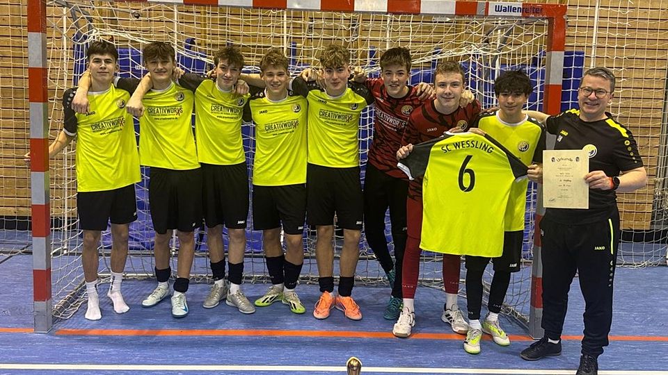 SC Weßling U17 - 3. Platz bei der Hallenmeisterschaft im Kreis Zugspitze